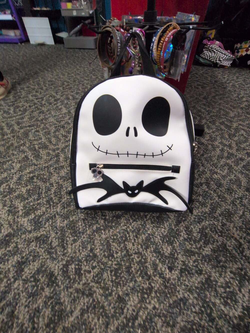 Disney The Nightmare Before Christmas Jack Skellington Face Mini Backpack